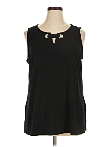 Susan Graver Sleeveless T-Shirt (view 1)