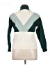 Peach Love Color Block Green Pullover Sweater Size XL (estimated) - photo 2
