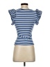 Zesica Blue Short Sleeve Top Size S - photo 2