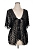 Daytrip Black 3/4 Sleeve Blouse Size XL - photo 1