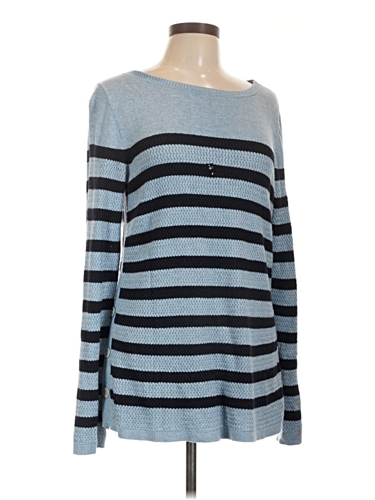 Pre-owned Talbots Pullover Sweater In Blue