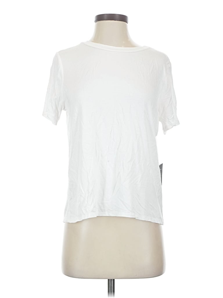 Pre-owned Lulus Short Sleeve T-shirt In White