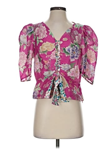 Sandro 3/4 Sleeve Blouse (view 1)
