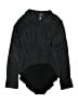 Norma Kamali 100% Polyester Solid Black Long Sleeve Blouse Size XL - photo 1