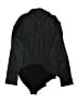 Norma Kamali 100% Polyester Solid Black Long Sleeve Blouse Size XL - photo 2