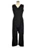 Antonio Melani Solid Black Jumpsuit Size 10 - photo 2