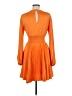 A.L.C. 100% Polyester Orange Cocktail Dress Size 6 - photo 2