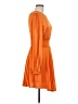 A.L.C. 100% Polyester Orange Cocktail Dress Size 6 - photo 4