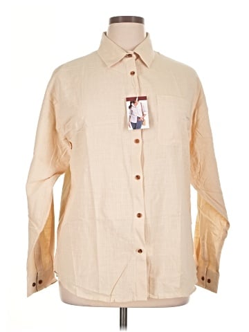 Unbranded Long Sleeve Button-Down Shirt (view 1)