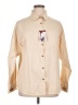 Unbranded Solid Tan Long Sleeve Button-Down Shirt Size XL - photo 1