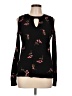 Daniel Rainn Black Long Sleeve Blouse Size L - photo 1
