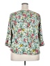 Westbound Floral Teal 3/4 Sleeve Blouse Size 2X - photo 2