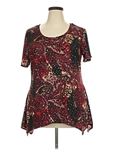 Lavish Short Sleeve Blouse (view 1)