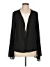 Missguided Black Long Sleeve Blouse Size L - photo 1