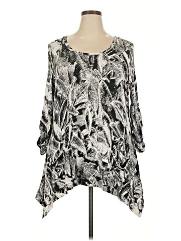 Premise Studio 3/4 Sleeve Blouse (view 1)