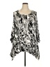 Premise Studio Silver 3/4 Sleeve Blouse Size 2X - photo 1