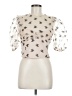 Zara Ivory Short Sleeve Blouse Size M - photo 1