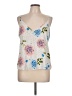 Shein 100% Elastane Ivory Sleeveless Top Size L - photo 1