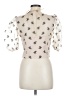 Zara Ivory Short Sleeve Blouse Size M - photo 2