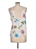 Shein 100% Elastane Ivory Sleeveless Top Size L - photo 2