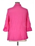 Alfani Pink 3/4 Sleeve Button-Down Shirt Size 0X - photo 2