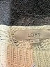 Ann Taylor LOFT Color Block Pink Pullover Sweater Size Med Maternity - photo 6