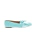 Talbots Color Block Teal Flats Size 9 1/2 - photo 1
