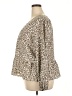 Nine West Tan Long Sleeve Blouse Size XXL - photo 5