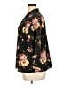 Intriguing Threads Floral Black 3/4 Sleeve Button-Down Shirt Size XXL (estimated) - photo 5