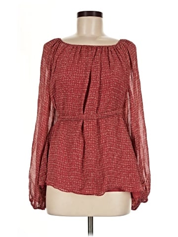 Rachel Zoe Long Sleeve Silk Top (view 1)