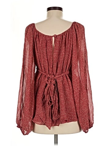 Rachel Zoe Long Sleeve Silk Top (view 2)
