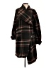 BB Dakota by Steve Madden Plaid Black Coat Size L - photo 1