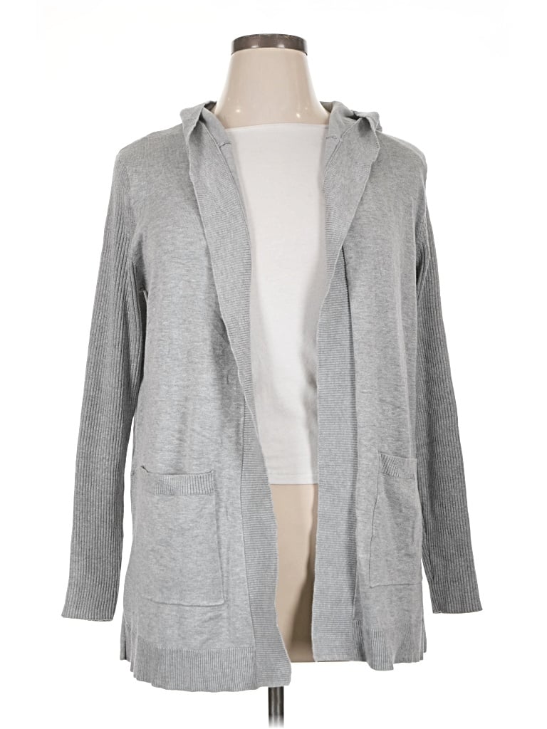 Pre-owned Lety & Me Cardigan Sweater In Gray