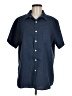 Unbranded Blue Short Sleeve Button-Down Shirt Size M - photo 1