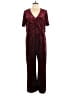 Wrangler Retro Metallic Burgundy Jumpsuit Size XL - photo 1