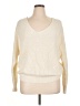 Fashion Nova 100% Acrylic Solid Ivory Pullover Sweater Size 1X - photo 1