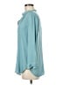 Ann Taylor LOFT 100% Polyester Teal Long Sleeve Blouse Size M - photo 5