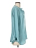 Ann Taylor LOFT 100% Polyester Teal Long Sleeve Blouse Size M - photo 4