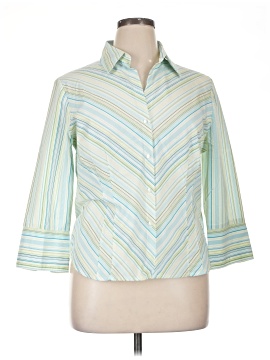 Worthington 3/4 Sleeve Button Down Shirt