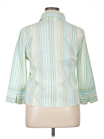 Worthington 3/4 Sleeve Button-Down Shirt (view 2)