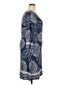 Mt Collection Print Blue Casual Dress Size XXL - photo 4