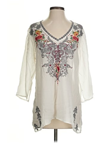 Johnny Was 3/4 Sleeve Blouse (view 1)