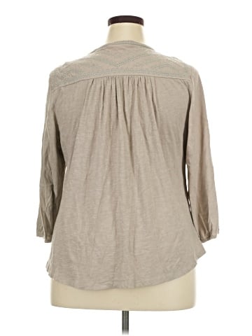 Lucky Brand 3/4 Sleeve Blouse (view 2)