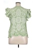 Solitaire Green Short Sleeve Blouse Size 1X - photo 2