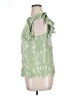 Solitaire Green Short Sleeve Blouse Size 1X - photo 5