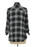 Torrid Plaid Black Long Sleeve Button-Down Shirt Size Lg Plus (0) - photo 2