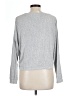 Serra Metallic Silver Pullover Sweater Size L - photo 2