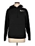 Nike 100% Polyester Black Pullover Hoodie Size L - photo 1