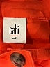 CAbi Orange 3/4 Sleeve Button-Down Shirt Size M - photo 7