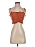 Urban Outfitters 100% Polyester Orange Sleeveless Top Size S - photo 1
